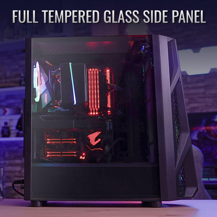 AeroCool NightHawk boîtier PC moyen tour E-ATX
