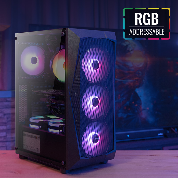 AeroCool Falcon ARGB boîtier PC moyen tour