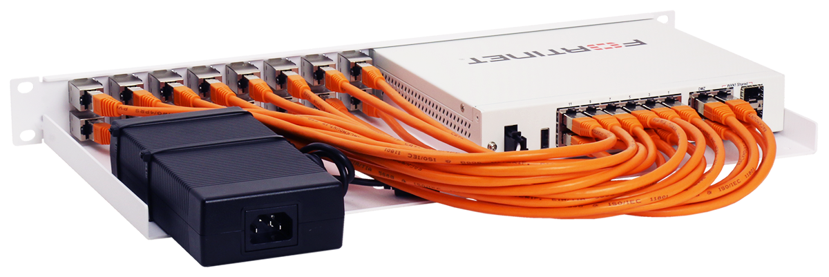 RACKMOUNT.it Fortinet Industrial RM-FR-T11I kit rack FG-80E blindé