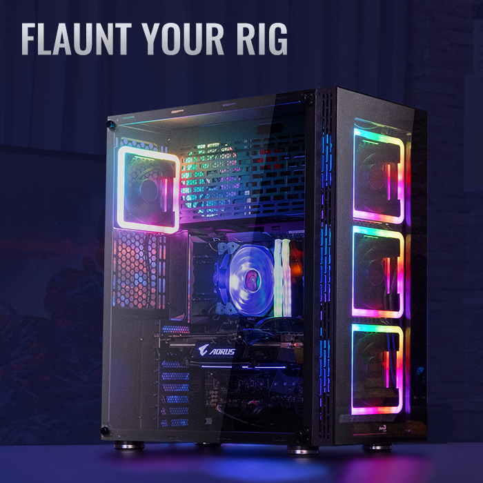 AeroCool Tor Pro tour boîtier PC ARGB verre trempé E-ATX