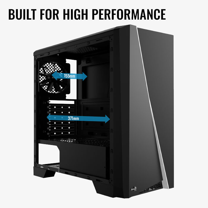 AeroCool Cylon Tempered Glass boîtier PC verre trempé
