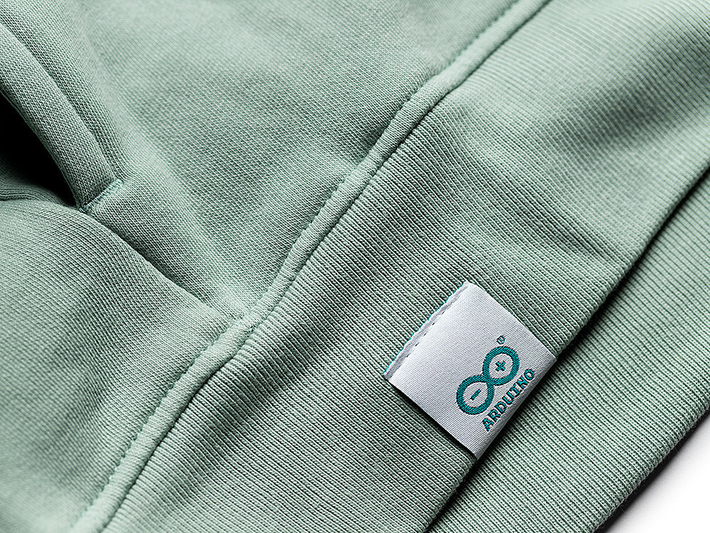 Arduino Organic Hoodie A/W 22 sweat vert menthe L