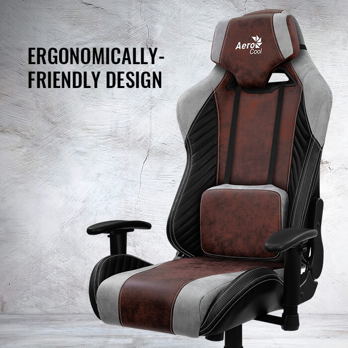 AeroCool Baron chaise gaming AeroSuede 150 kg