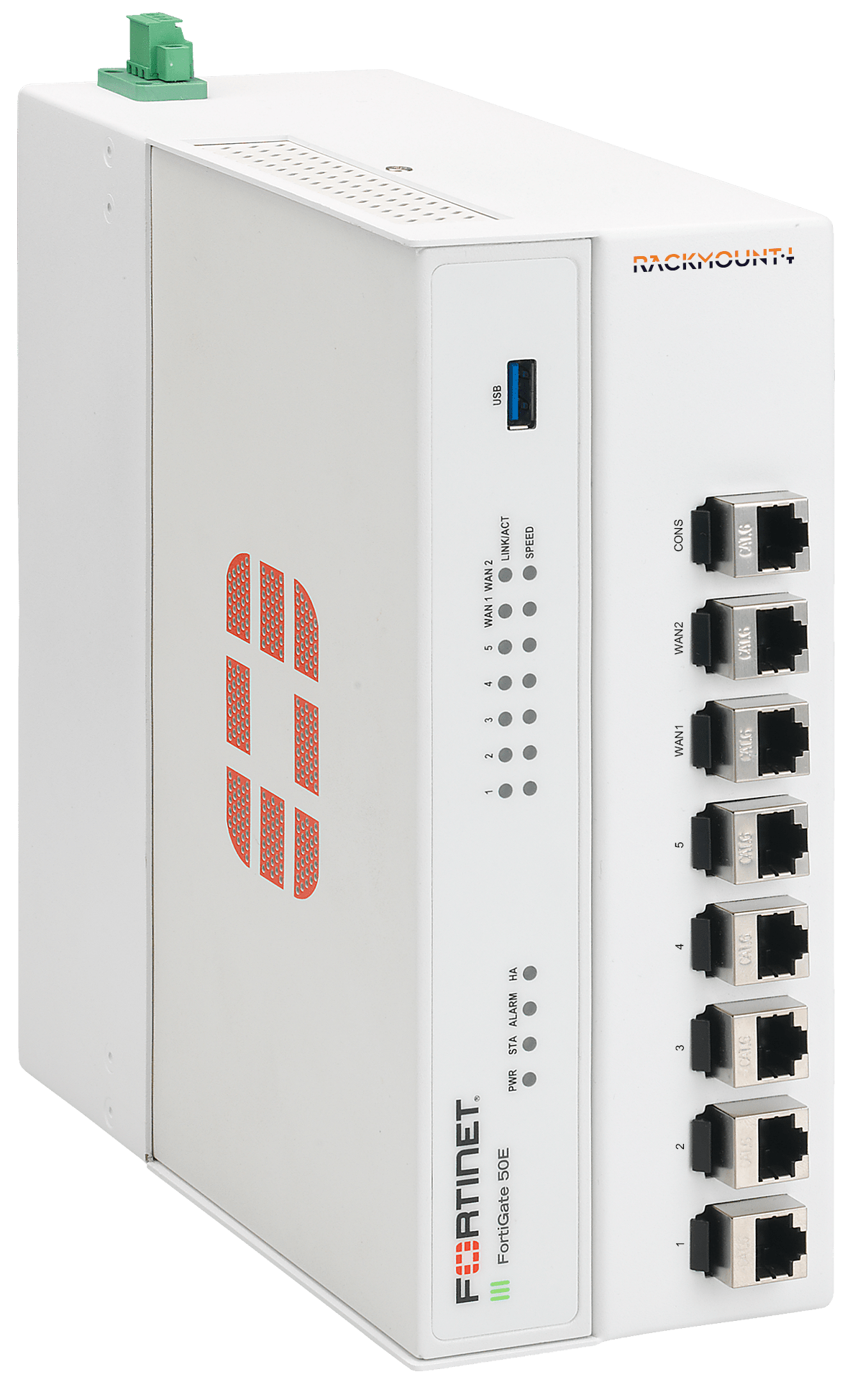RACKMOUNT.it Fortinet RM-FR-D9C support rail DIN 48V