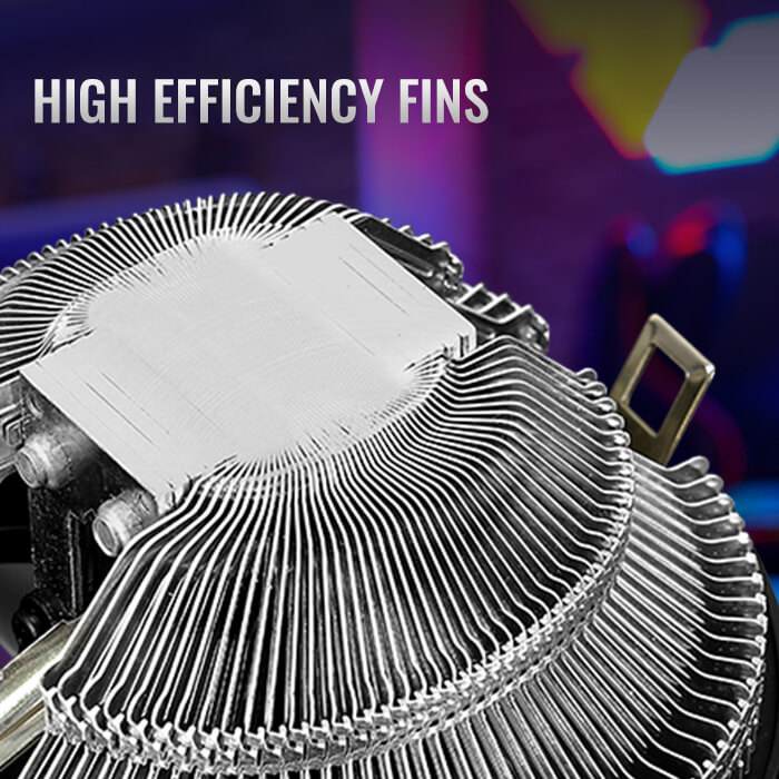 AeroCool Air Frost Plus ventirad CPU RGB 110W TDP
