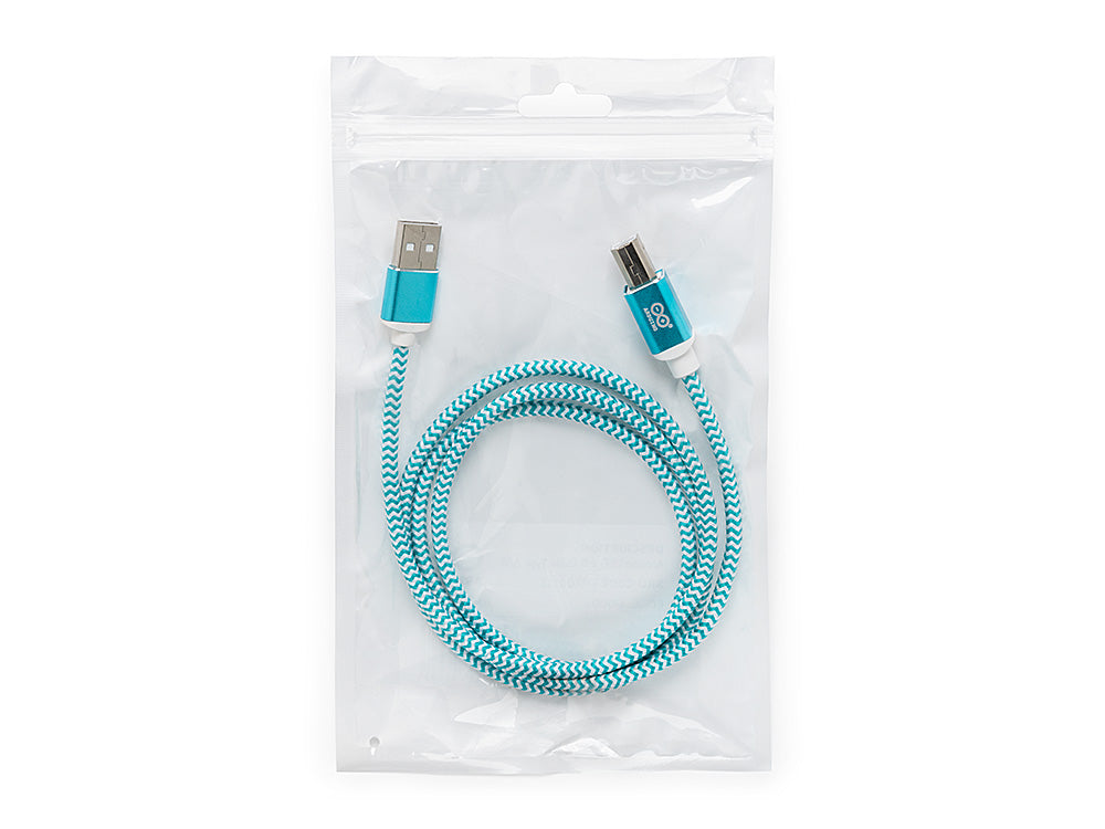 Arduino Accessories câble USB A/B 1 m blanc tressé