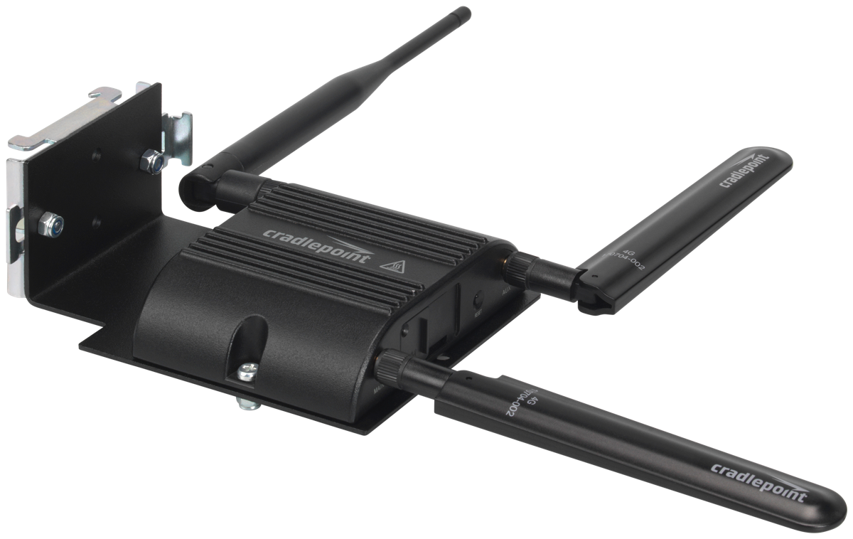 RACKMOUNT.it Cradlepoint Industrial RM-CR-D2 support rail DIN IBR200