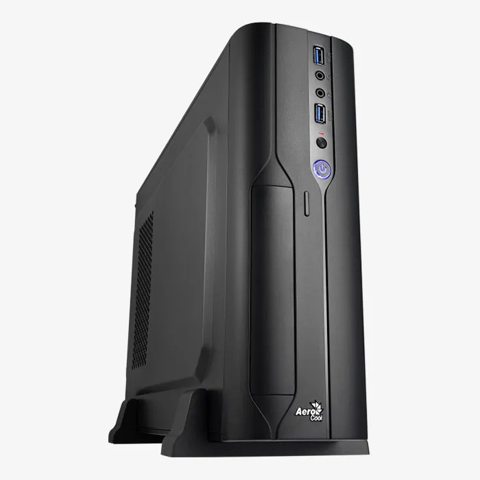 AeroCool CS-101 boîtier PC slim tour noir compact