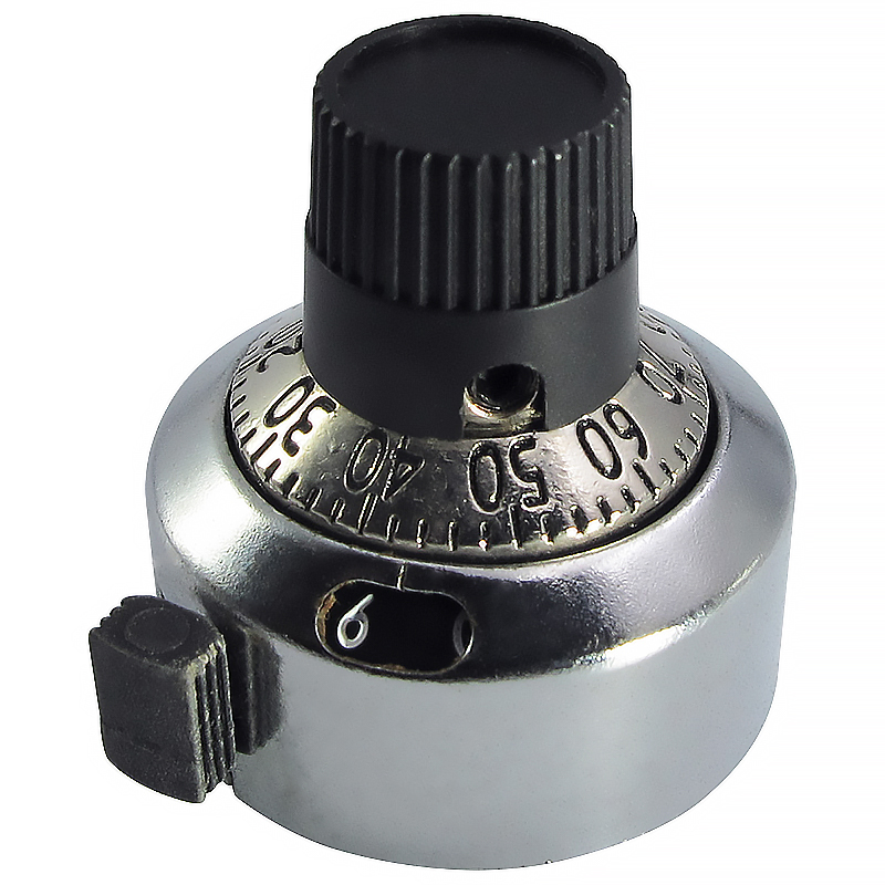 JB Capacitors JBR-BN bouton potentiomètre ajustable 22 mm cadran digital