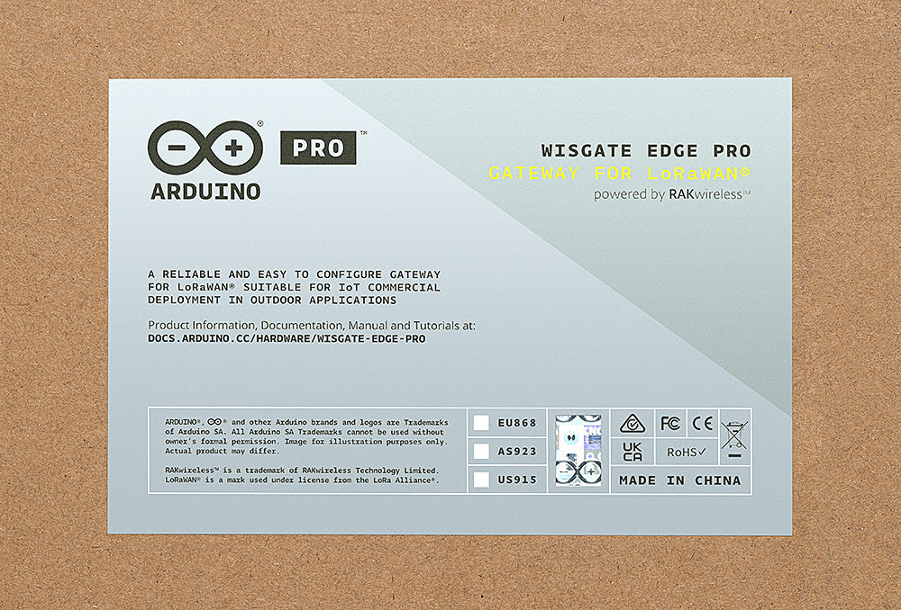 Arduino WisGate Edge Pro passerelle LoRa outdoor PoE