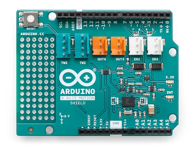Arduino 9 Axis Motion Shield capteur BNO055 9 axes