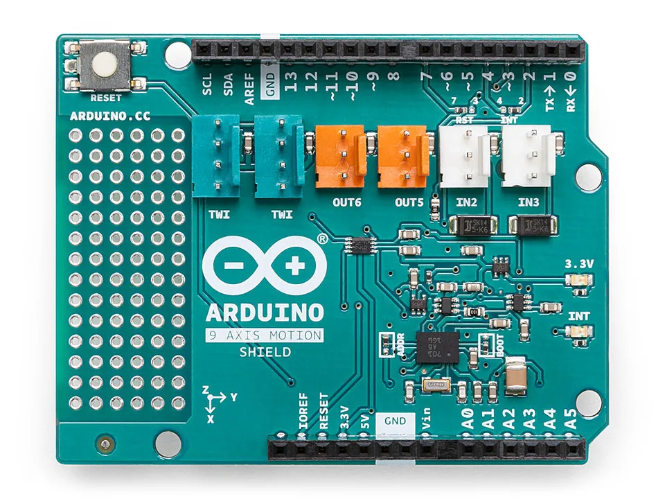 Arduino 9 Axis Motion Shield capteur BNO055 9 axes