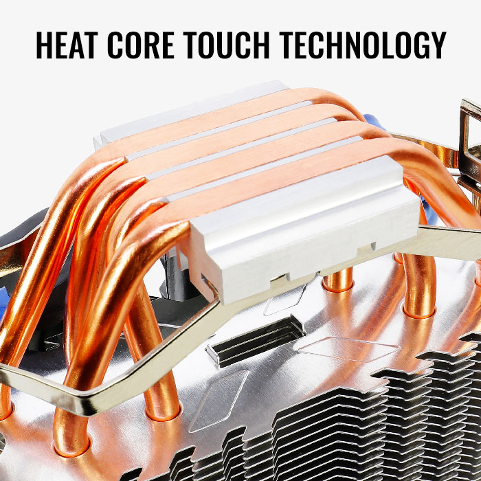 AeroCool Verkho 5 Ventirad CPU LED Bleu 120mm