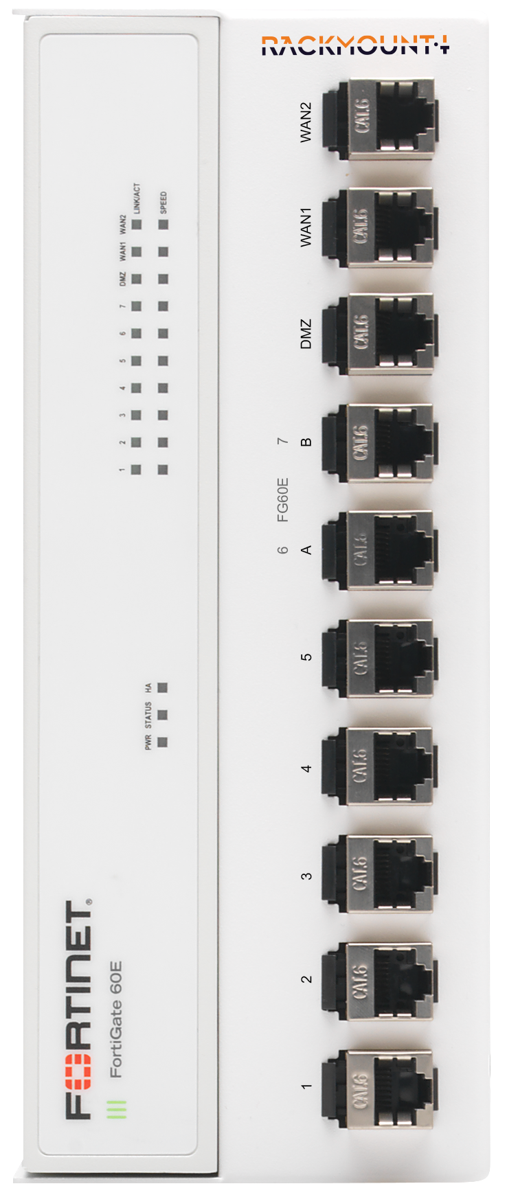 RACKMOUNT.it Fortinet Industrial RM-FR-D10B kit rail DIN 24V