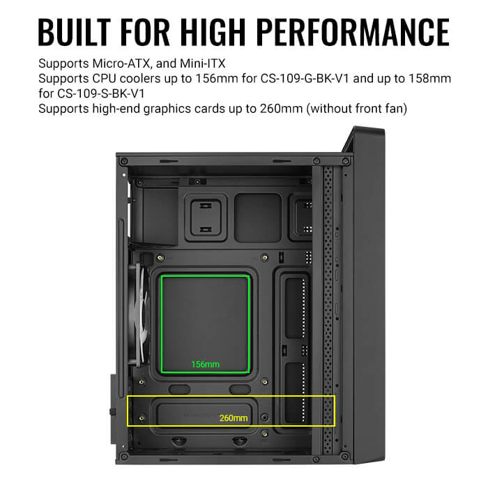 AeroCool CS-109 boitier PC moyen tour noir