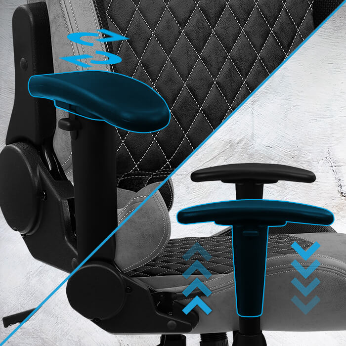 AeroCool Duke chaise gaming tissu respirant 150kg