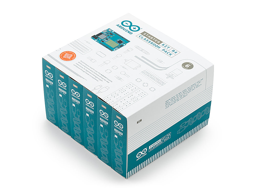Arduino Starter Kit R4 Classroom Pack 6 kits UNO