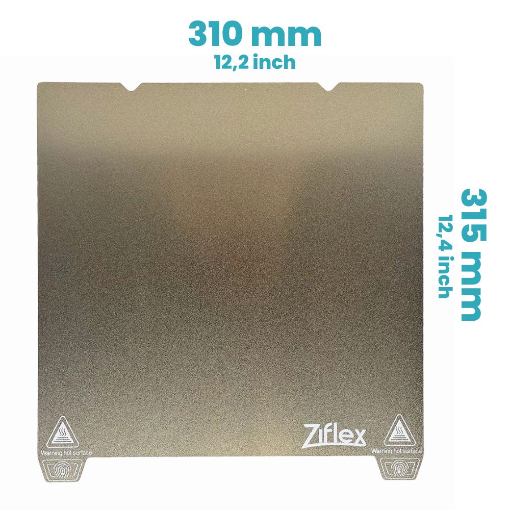 Zimple Ziflex Upper Surface PEI 310x315 mm Creality K1 Max
