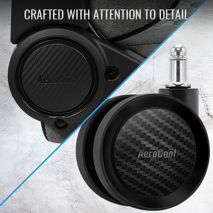 AeroCool CROWN AeroSuede chaise gaming tissu suède