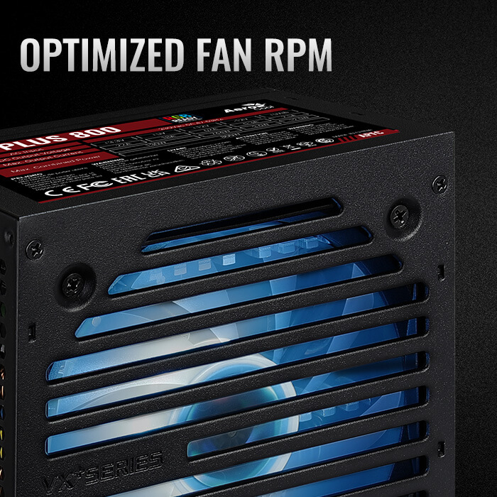 AeroCool VX PLUS 800 RGB alimentation PC 800W
