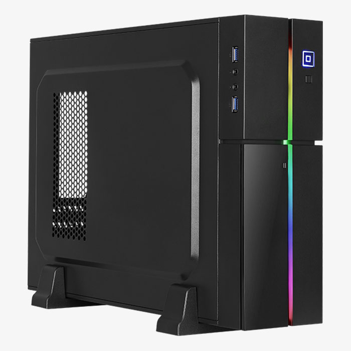 AeroCool Playa Slim boîtier PC slim tour RGB 13 modes