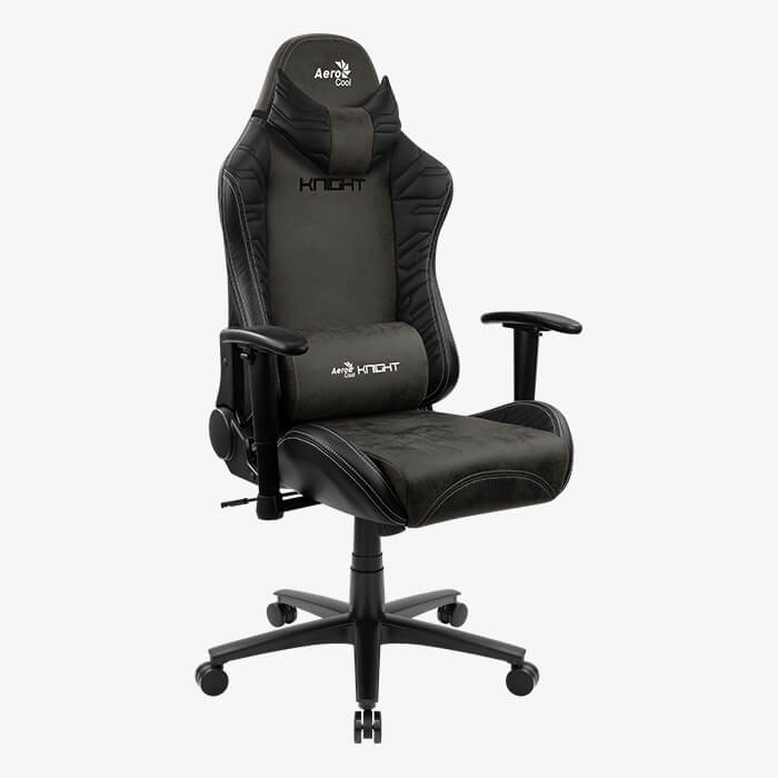 AeroCool KNIGHT chaise gaming tissu AeroSuede noire
