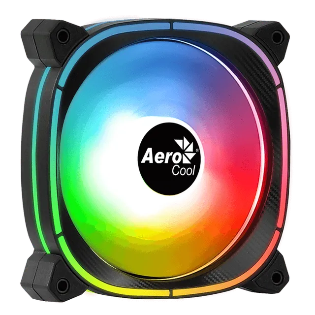 AeroCool Astro 12F PWM ventilateur 120 mm noir PWM