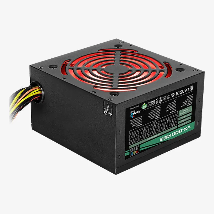AeroCool VX-600 RGB alimentation PC 600W RGB