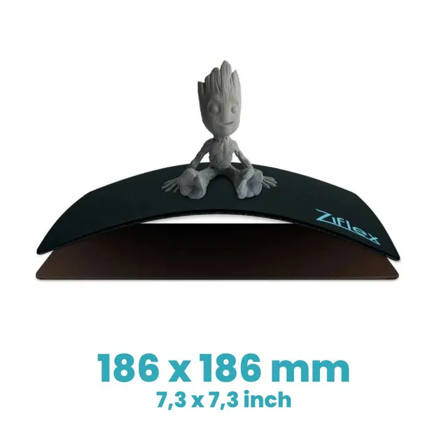 Ziflex Ultimate Starter 186x186 plaque impression Cetus basse température