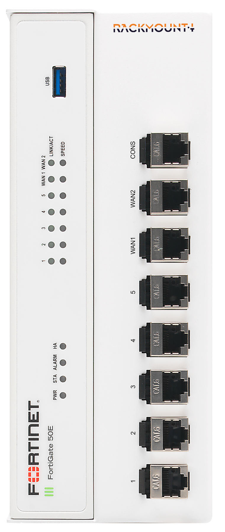 RACKMOUNT.it Fortinet RM-FR-D9B support DIN FortiGate 30E 50E 51E