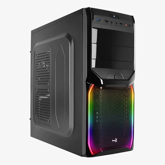 AeroCool V3X RGB boîtier PC moyen-tour RGB maille