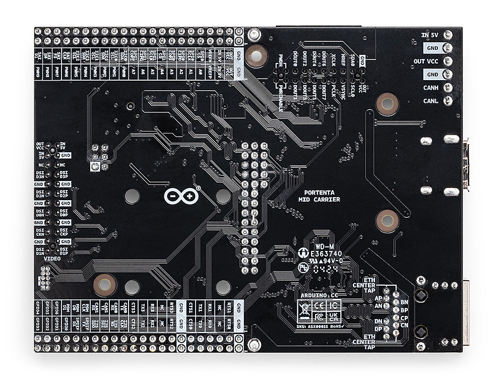 Arduino Boards Portenta Mid Carrier carte prototypage