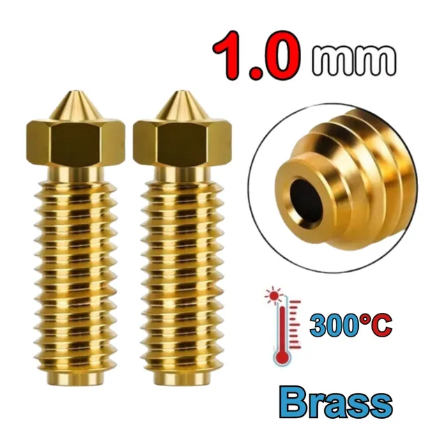 Zimple Buses Laiton 1 mm Kobra 3 Lot de 2