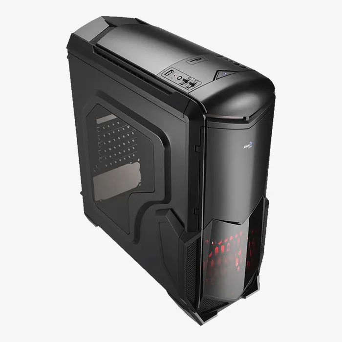AeroCool Battlehawk boîtier PC moyen tour vitré LED