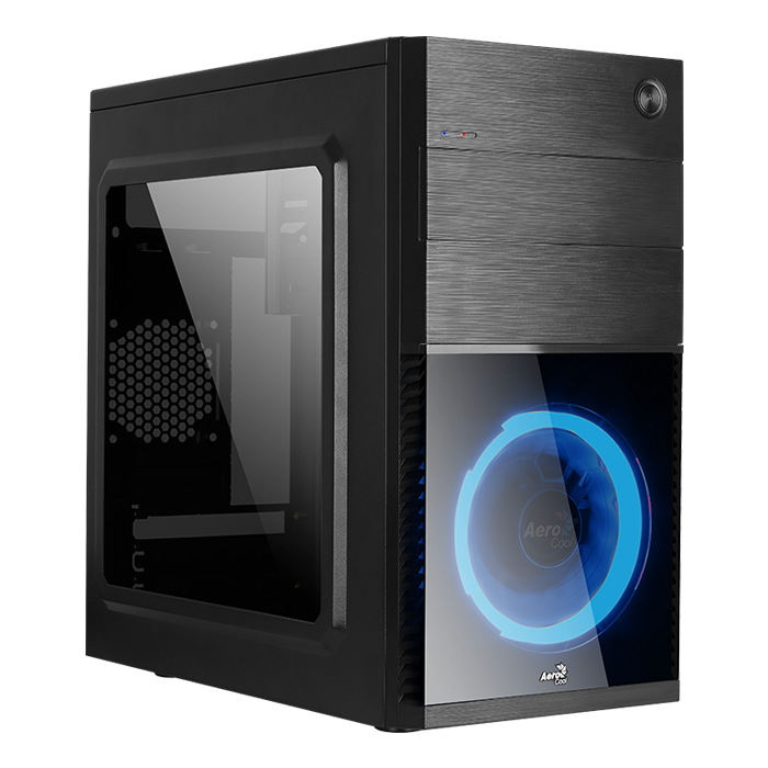 AeroCool CS-105 Blue boîtier PC mini-tour bleu