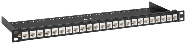 RACKMOUNT.it AC-PP1-BLK panneau de brassage 24 ports 2/3U