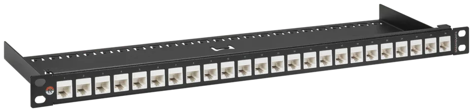 RACKMOUNT.it AC-PP1-BLK panneau de brassage 24 ports 2/3U