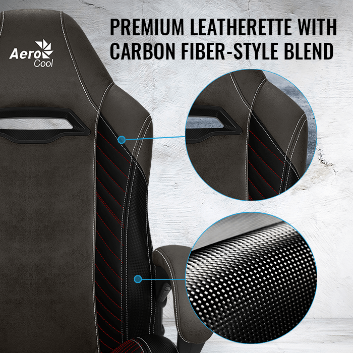 AeroCool BARON Lite fauteuil gamer noir racing