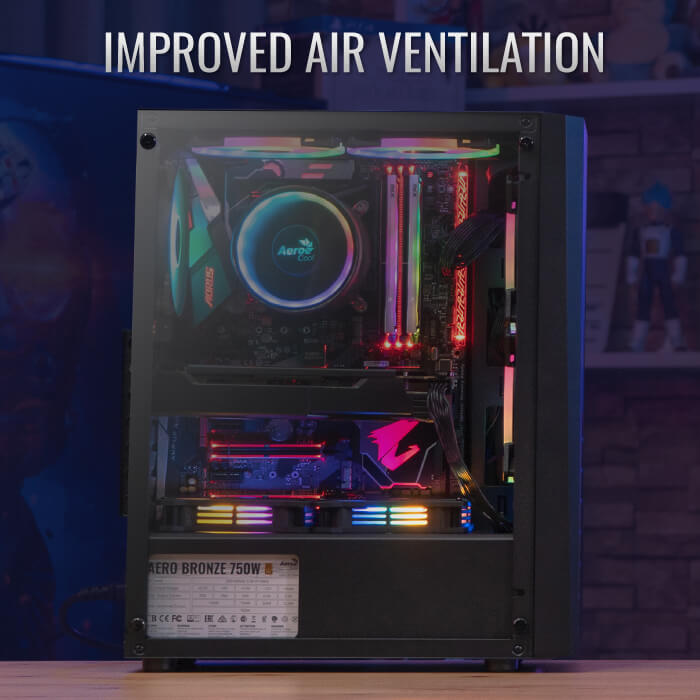 AeroCool Delta Boitier PC Moyen Tour ATX