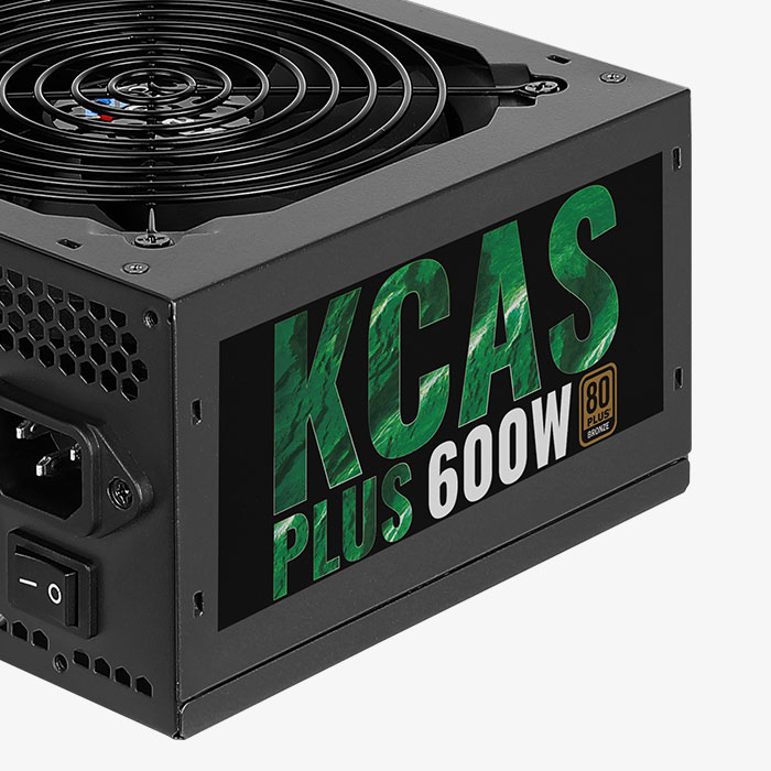 AeroCool KCAS Plus 600W alimentation PC 80 Plus Bronze
