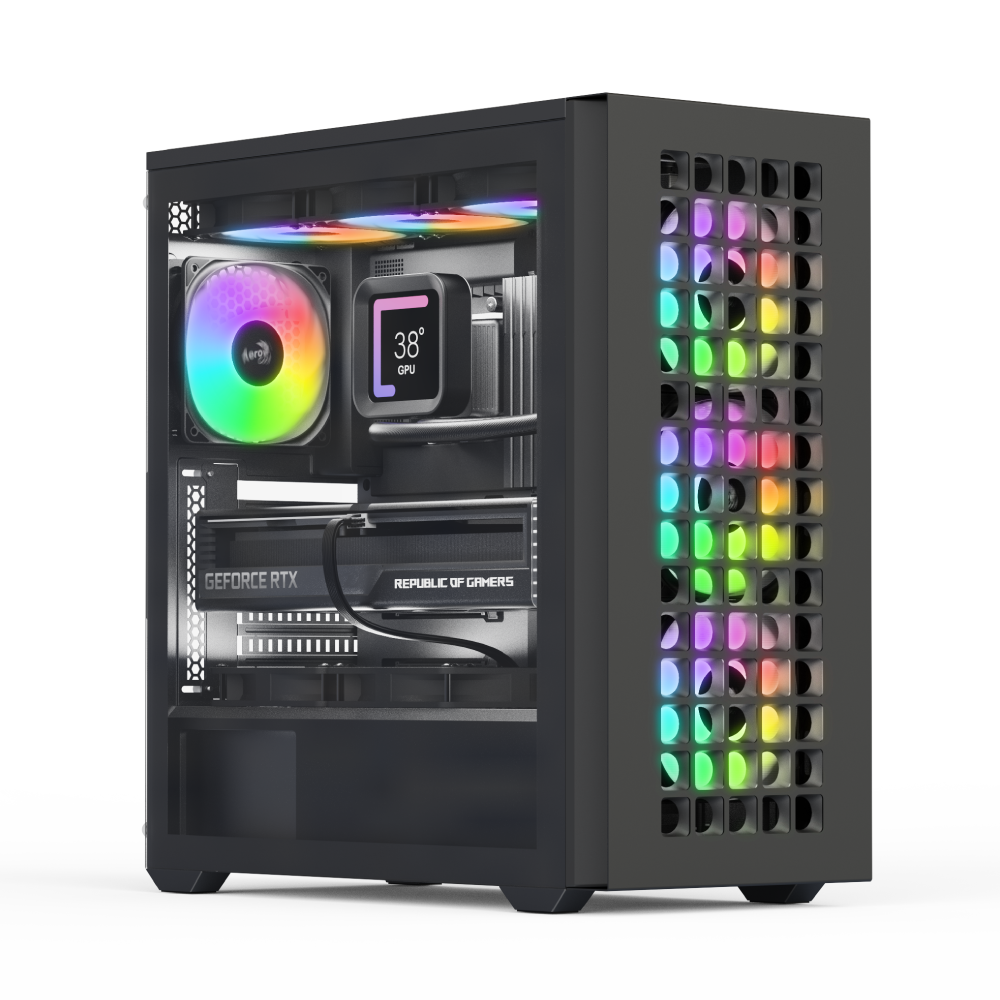 AeroCool D502A boitier PC moyen tour ATX gamer
