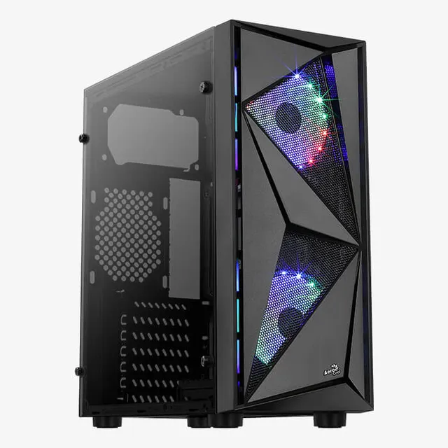AeroCool Glider boîtier PC verre trempé