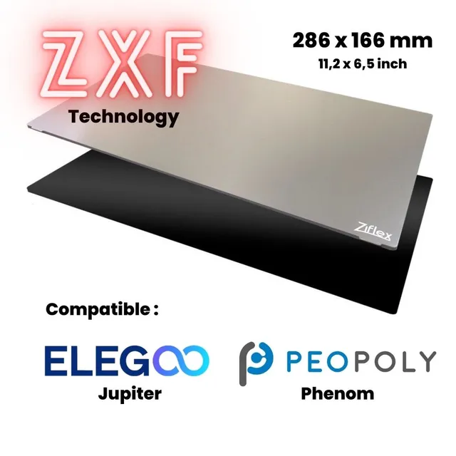 Ziflex Starter Kit Résine 286x166 mm plateau Jupiter Phenom