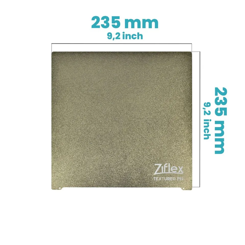 Zimple Ziflex Upper Surface PEI 235 x 235 mm Ender 3