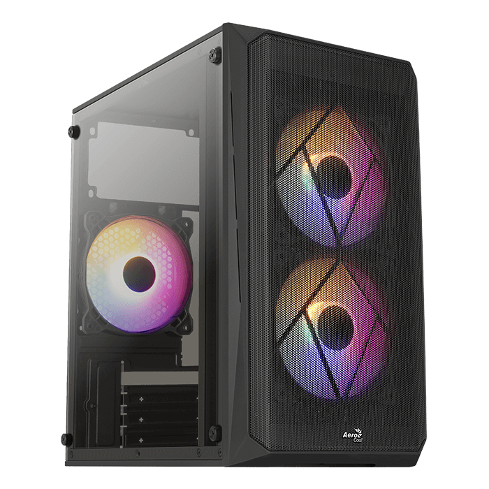 AeroCool CS-107 boîtier PC moyen tour gamer noir