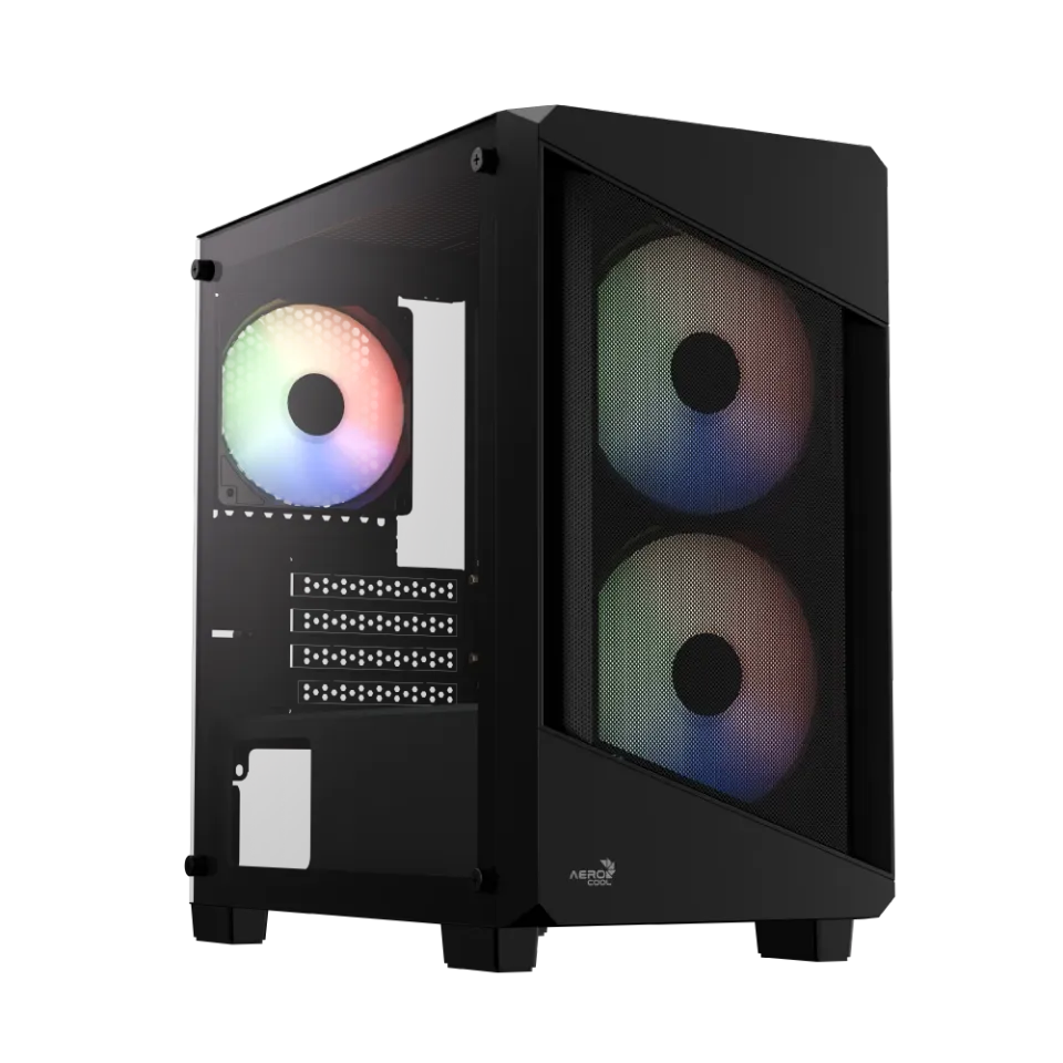 AeroCool B312F Flow boîtier PC noir airflow