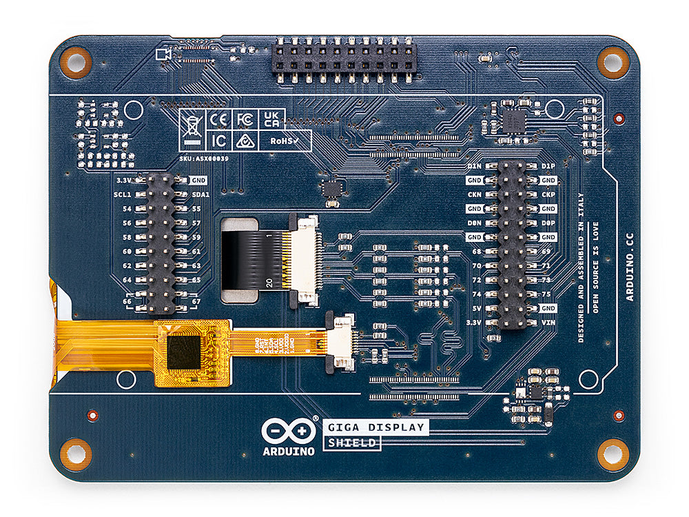Arduino GIGA Display Shield écran tactile pour GIGA R1 WiFi
