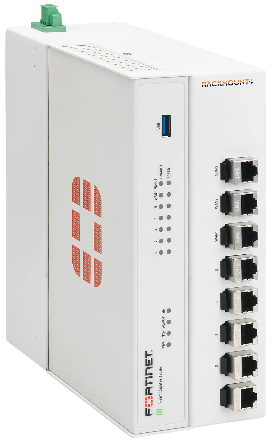 RACKMOUNT.it Fortinet RM-FR-D9B support DIN FortiGate 30E 50E 51E