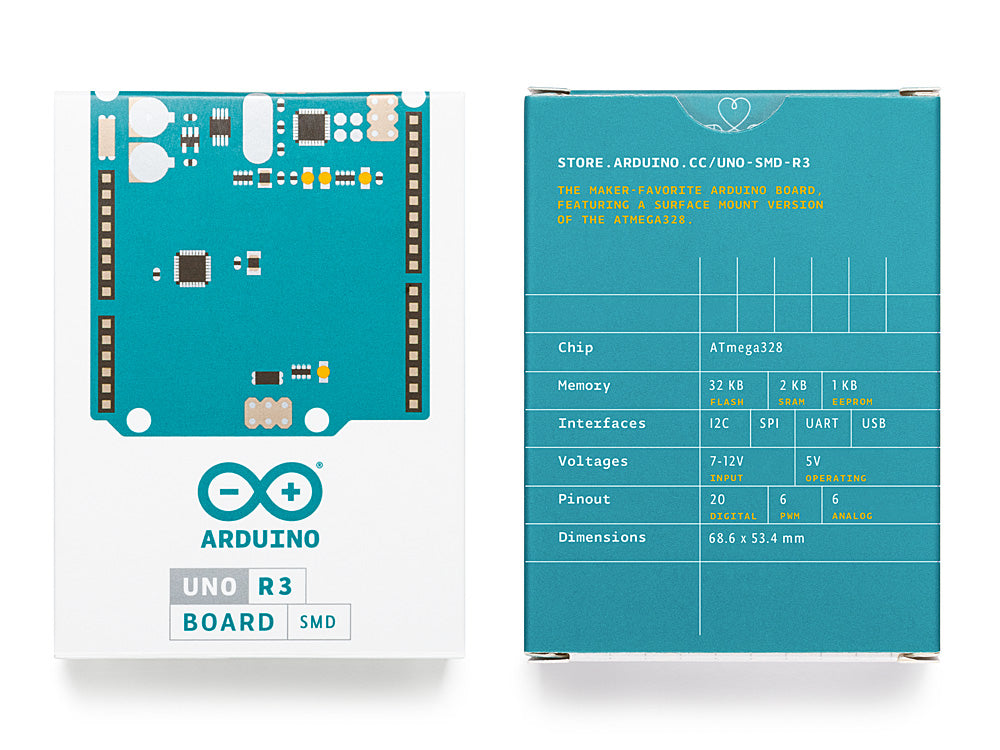 Arduino Uno Rev3 SMD carte ATmega328 USB