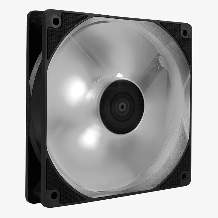 AeroCool Motion 12 Plus White ventilateur 120mm LED blanche